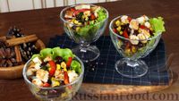 Фото к рецепту: Овощной салат с чесночной заправкой
