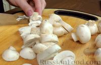 Фото приготовления рецепта: Корзинки из лаваша с кускусом и грибами - шаг №4