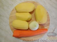 Фото приготовления рецепта: Картофельный крем-суп с беконом - шаг №7