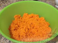 Фото приготовления рецепта: Оладьи из моркови - шаг №5