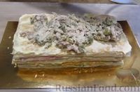 Фото приготовления рецепта: Мясной закусочный "Наполеон" - шаг №15