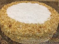 Фото приготовления рецепта: Торт "Наполеон" с кокосовой стружкой - шаг №28