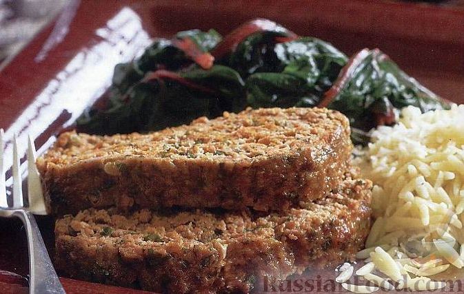 Рецепт Мясной рулет с зеленым луком и петрушкой