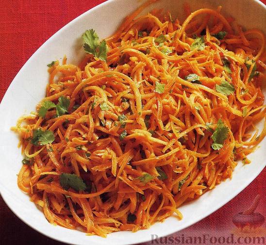 Салаты из моркови свежей простые рецепты с фото и вкусные