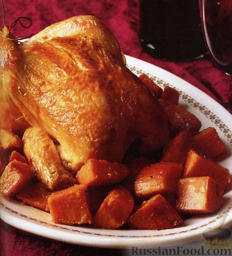 Рецепт Курица с кленовым сиропом