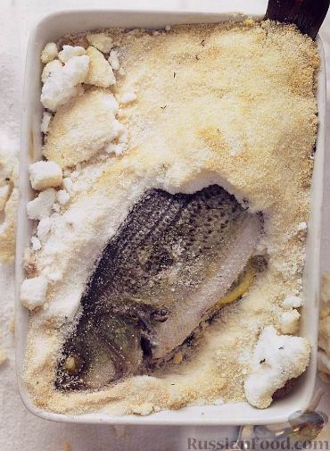 Рецепт Рыба, запеченная в соли