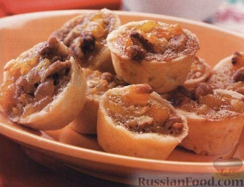 Рецепт Абрикосово-ореховые тарталетки
