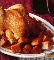 Фото к рецепту: Курица с кленовым сиропом