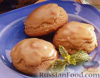 Фото к рецепту: Печенье с коричневой сахарной глазурью