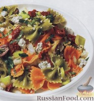 Фото к рецепту: Средиземноморский салат из пасты