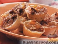 Фото к рецепту: Абрикосово-ореховые тарталетки