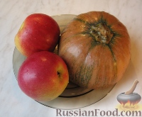 Фото приготовления рецепта: Оладьи из тыквы и яблок - шаг №1