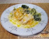 Фото к рецепту: Пангасиус с овощами