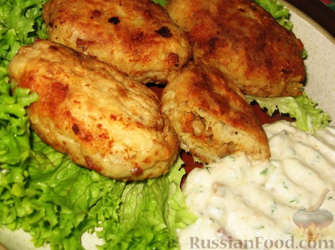 Рыбные зразы с грибной начинкой рецепт – Польская кухня: Основные блюда. «Еда»