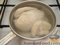 Фото приготовления рецепта: Салат с курицей "Грибная полянка" - шаг №2