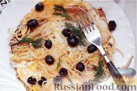 Фото к рецепту: Омлет со спагетти