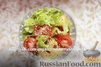 Фото к рецепту: Легкий салат с томатами "черри" и апельсинами