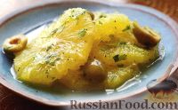 Фото к рецепту: Салат из апельсинов и оливок