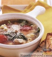 Фото к рецепту: Флорентийский куриный суп