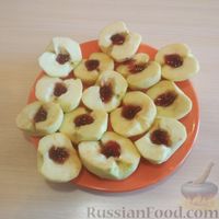 Фото приготовления рецепта: Яблоки в песочном тесте - шаг №7