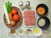 Фото приготовления рецепта: Чечевичный суп с фрикадельками и рисом - шаг №1