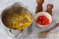 Фото приготовления рецепта: Суп минестроне с курицей - шаг №11