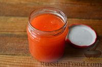 Фото приготовления рецепта: Тыквенно-морковный сок (на зиму) - шаг №7