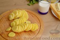 Фото приготовления рецепта: Картофельная запеканка с сёмгой - шаг №2