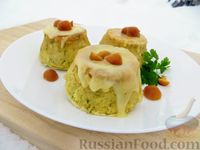 Фото к рецепту: Картофельные мини-запеканки с грибами и сыром