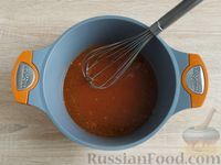 Фото приготовления рецепта: Куриная печень в остром томатном соусе - шаг №8