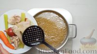 Фото приготовления рецепта: Куриный суп с клёцками - шаг №6