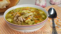 Фото приготовления рецепта: Куриный суп с клёцками - шаг №14