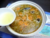 Фото приготовления рецепта: Рыбный суп с морепродуктами - шаг №21