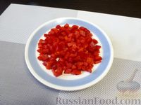 Фото приготовления рецепта: Фрикадельки из индейки, запечённые с овощным соусом - шаг №6
