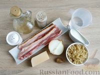 Фото приготовления рецепта: Запеканка из макарон с беконом и сыром - шаг №1