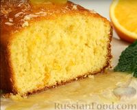 Фото приготовления рецепта: Апельсиновый кекс под сладким соусом - шаг №13