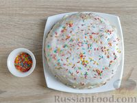 Фото приготовления рецепта: Блинный торт со сметанным кремом - шаг №8