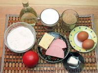 Фото приготовления рецепта: Закуска "Сердечки" с колбасой, сыром и помидорами - шаг №1