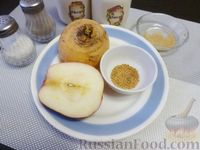 Фото приготовления рецепта: Салат с яблоком и брюквой - шаг №1