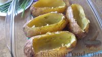 Фото приготовления рецепта: Фаршированная картошка в духовке - шаг №3