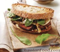 Фото к рецепту: Сэндвич с мясом и фенхелем
