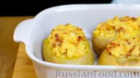 Фото приготовления рецепта: Фаршированный картофель, запечённый в духовке - шаг №8