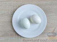 Фото приготовления рецепта: Закуска из авокадо и яиц - шаг №4