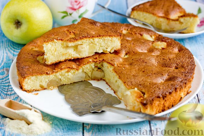 Кукурузный пирог с яблоками - пошаговый рецепт с фото на горыныч45.рф