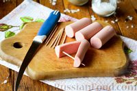 Фото приготовления рецепта: "Звезды" из сосисок и картофельного пюре - шаг №9