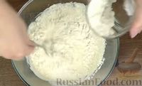 Фото приготовления рецепта: Ажурные блинчики-мешочки с начинкой из картофеля и бекона - шаг №6