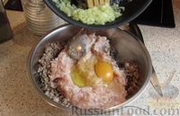Фото приготовления рецепта: Гречаники с начинкой из яиц и зелени - шаг №4