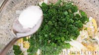 Фото приготовления рецепта: Гречаники с начинкой из яиц и зелени - шаг №8