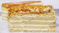 Фото приготовления рецепта: Торт без выпечки "Карамельный" - шаг №20