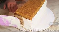 Фото приготовления рецепта: Торт без выпечки "Карамельный" - шаг №17